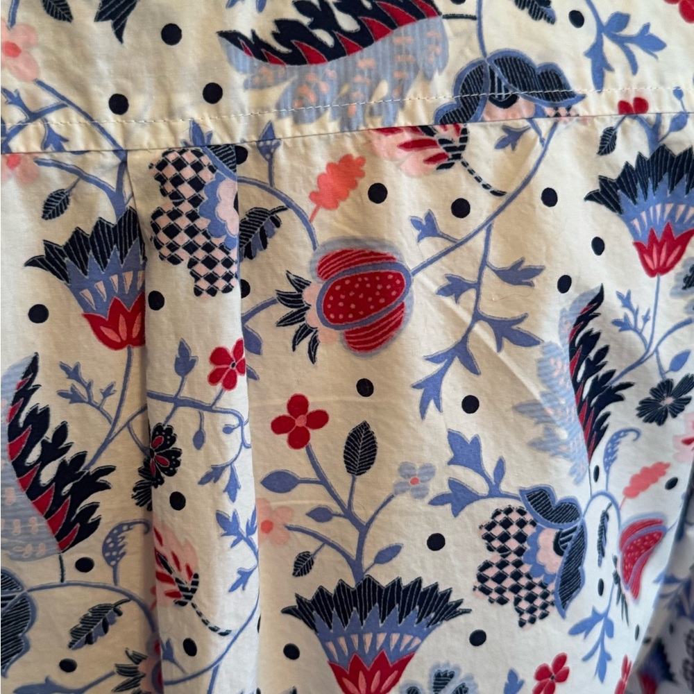 Talbots Floral Button Shirt - Picture 4 of 6